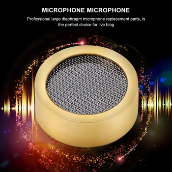 25 мм Микрофонная мембранная капсула с сердечником Большая Мембранная капсула с сердечником для студийной записи Конденсаторного микрофона