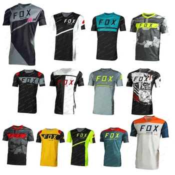 Мужские майки MTB с короткими рукавами, джерси BATFOX для скоростного спуска, Мотоциклетная футболка, спортивная одежда для мотокросса