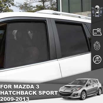 Для Mazda 3 Хэтчбек BL 2008-2013 Mazda3 Магнитный Автомобильный Солнцезащитный Козырек Передняя Рамка Лобового стекла Занавеска Заднего Бокового Окна Солнцезащитный Козырек