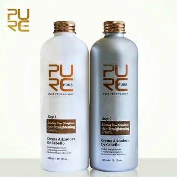 Новые продукты PURC Набор кремов для выпрямления волос Выпрямляющий Волосы Сохраняет блеск и эластичность