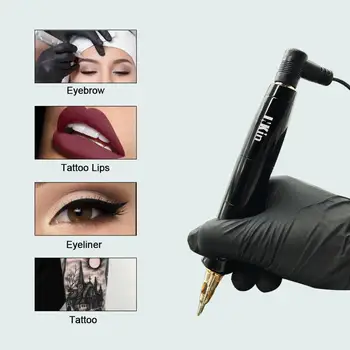 INKIN Nano 2-в-1 Татуаж, Перманентный макияж, Ручка для бровей, Подводка для глаз, Микропигмент для татуажа Губ, 3,0 мм, Ход 2,0 мм