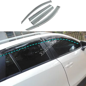 Для Mazda CX-5 CX5 2012 2013 2014 2015 2016 Автомобильный Стайлинг, Пластиковое Оконное Стекло, Ветровой Козырек, Защита От Дождя/Солнца, Вентиляционная Деталь, Литье