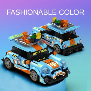SEMBO Известный Автомобиль Мировой Серии City Super Sports Гоночная Модель Строительные Блоки Игрушки Для Детского Подарка
