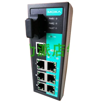 Новая оригинальная точечная фотография 8-портового POE промышленного Ethernet-коммутатора MOXA EDS-P308-S-SC
