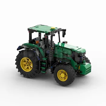 MOC-57322 6130R Трактор от LasseD Building Block Сельскохозяйственная техника сращенная игрушка для детей