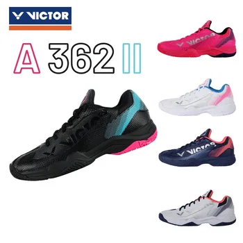 100% Оригинальная обувь Victor A362II для бадминтона, тренировочная теннисная обувь, Дышащая обувь, спортивная мужская Высокоэластичная нескользящая спортивная обувь