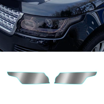 Для Range Rover Sport L494 2013-2021 Оттенок фар автомобиля Черная Защитная пленка Прозрачная Виниловая наклейка Предварительно вырезанной формы