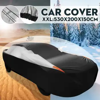 Водонепроницаемый Автомобильный чехол Зимний, защищенный от снега, Чехол для Автозащиты, Пылезащитный, Анти-УФ, Универсальный Для Audi/BMW/Benz/VW
