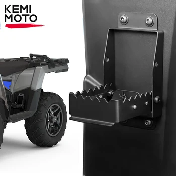 Универсальные подставки для ног задних пассажиров квадроцикла KEMIMOTO, совместимые с Polaris Sportsman для Linhai для Cf moto из углеродистой стали