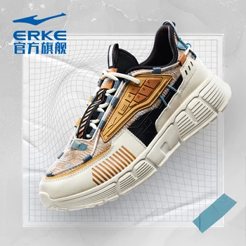 Мужская обувь Hongxing Erke, повседневные кроссовки, осенний модный тренд, универсальные спортивные кроссовки для бега