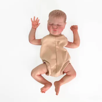 FBBD 19-дюймовый комплект для новорожденных кукол Реборн Baby Quinlyn Реалистичные Мягкие на ощупь Уже окрашенные Незаконченные детали куклы