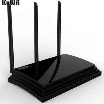 Двухдиапазонный WiFi-маршрутизатор KuWFi 1200 Мбит/с 11ac 2,4 G и 5G с гигабитным портом локальной сети, Беспроводной N-маршрутизатор, кнопка настройки с защитой Wi-Fi (WPS)