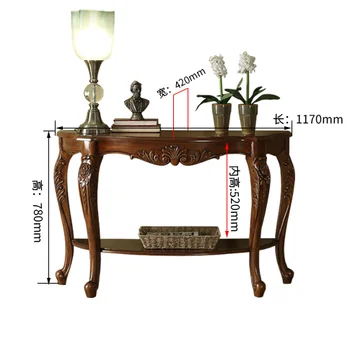 деревянный консольный столик для прихожей, наборы мебели для гостиной, современный столик для прихожей, обеденный стол из МДФ